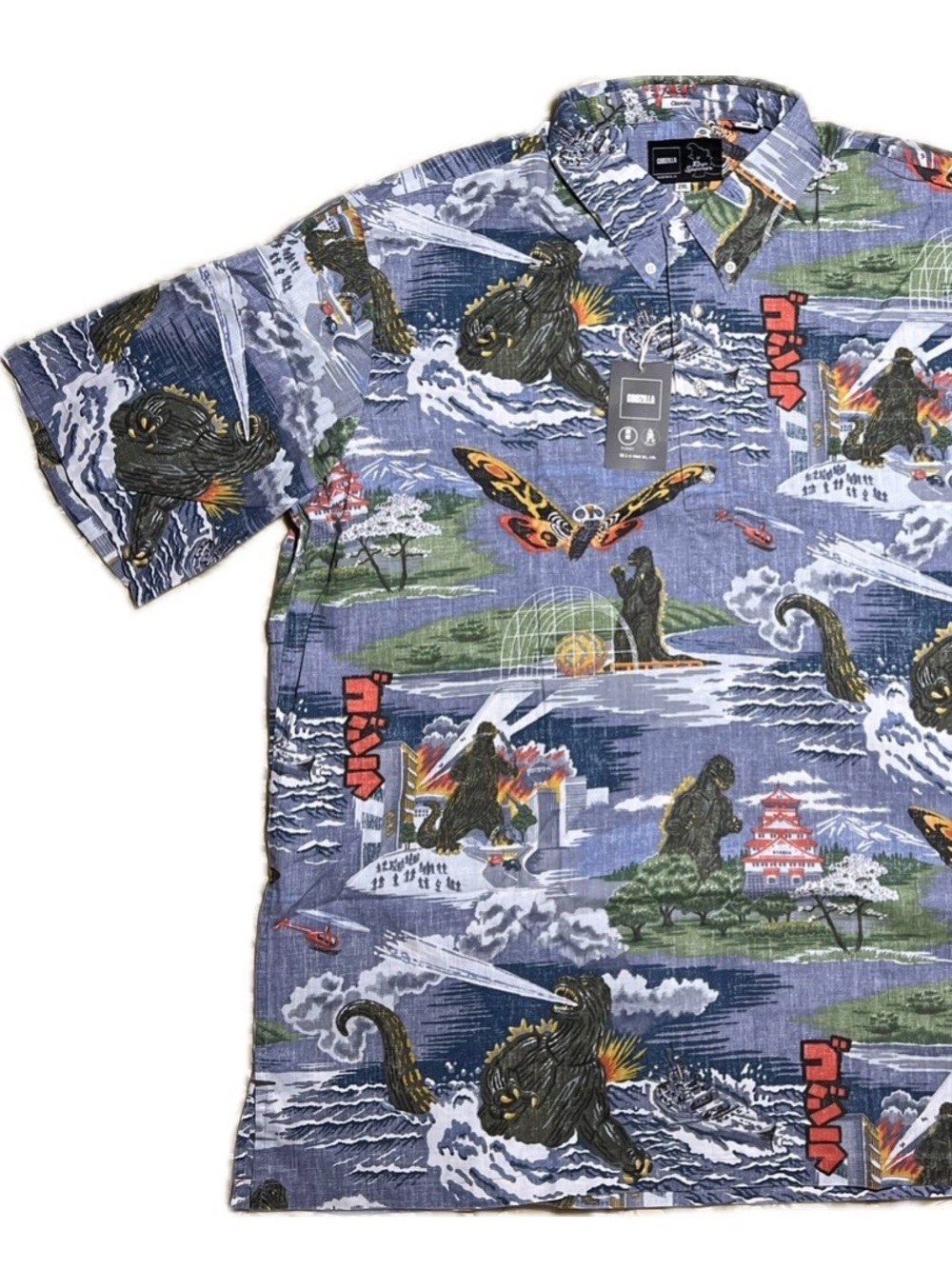 NEW Godzilla X Reyn Spooner XXL